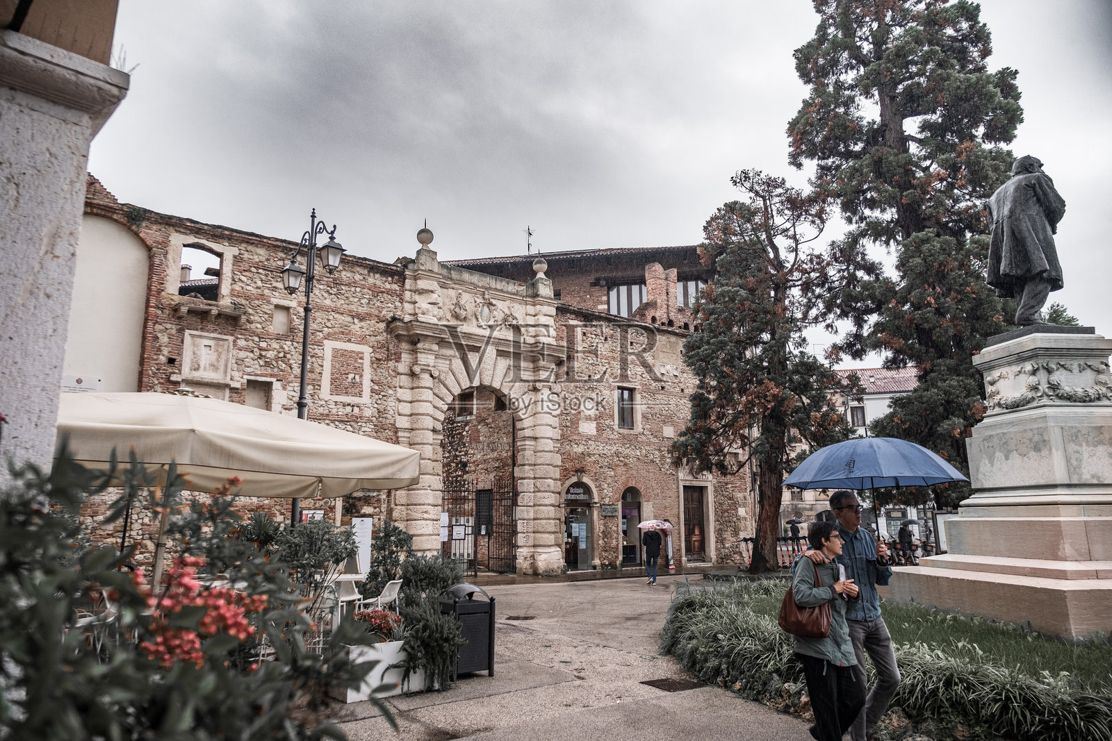 奥林匹克剧院的外观照片摄影图片