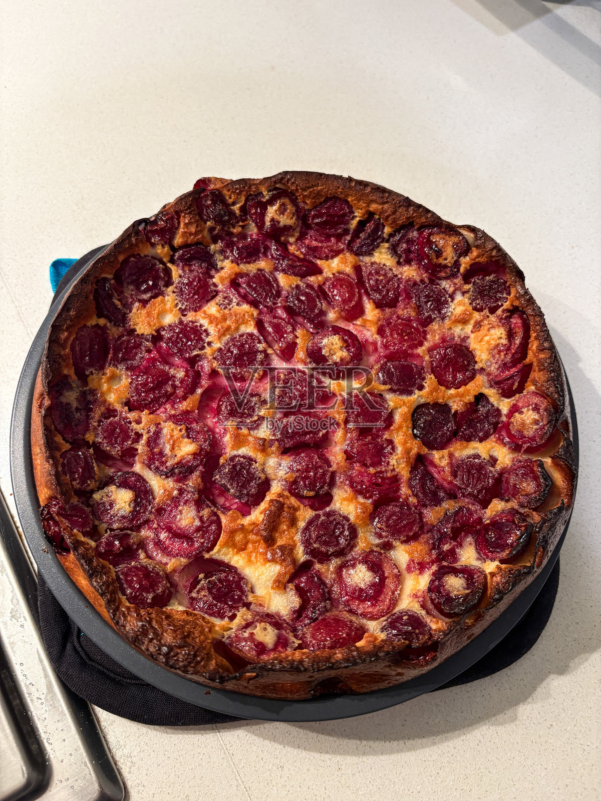 樱桃克拉福提照片摄影图片