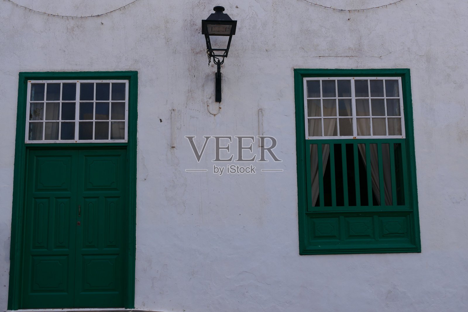 特基塞，传统加那利建筑：兰萨罗特照片摄影图片