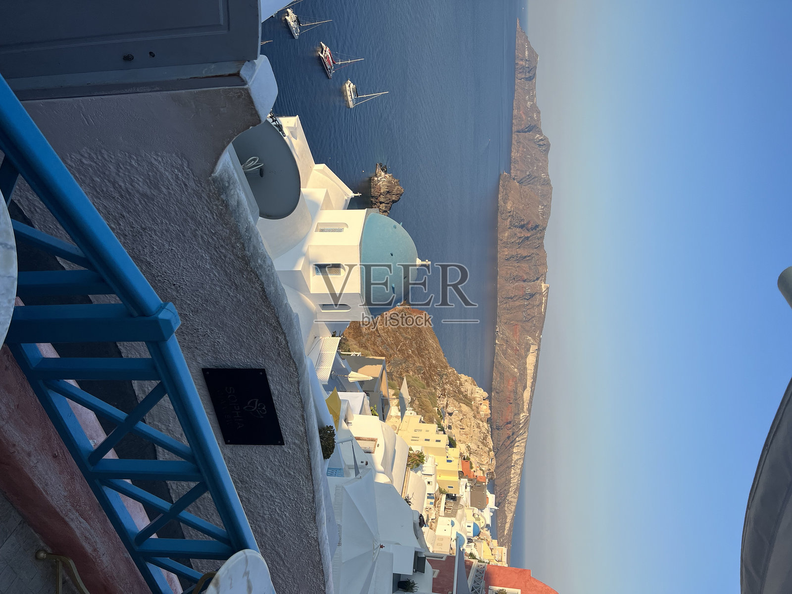 圣托里尼的夏天照片摄影图片