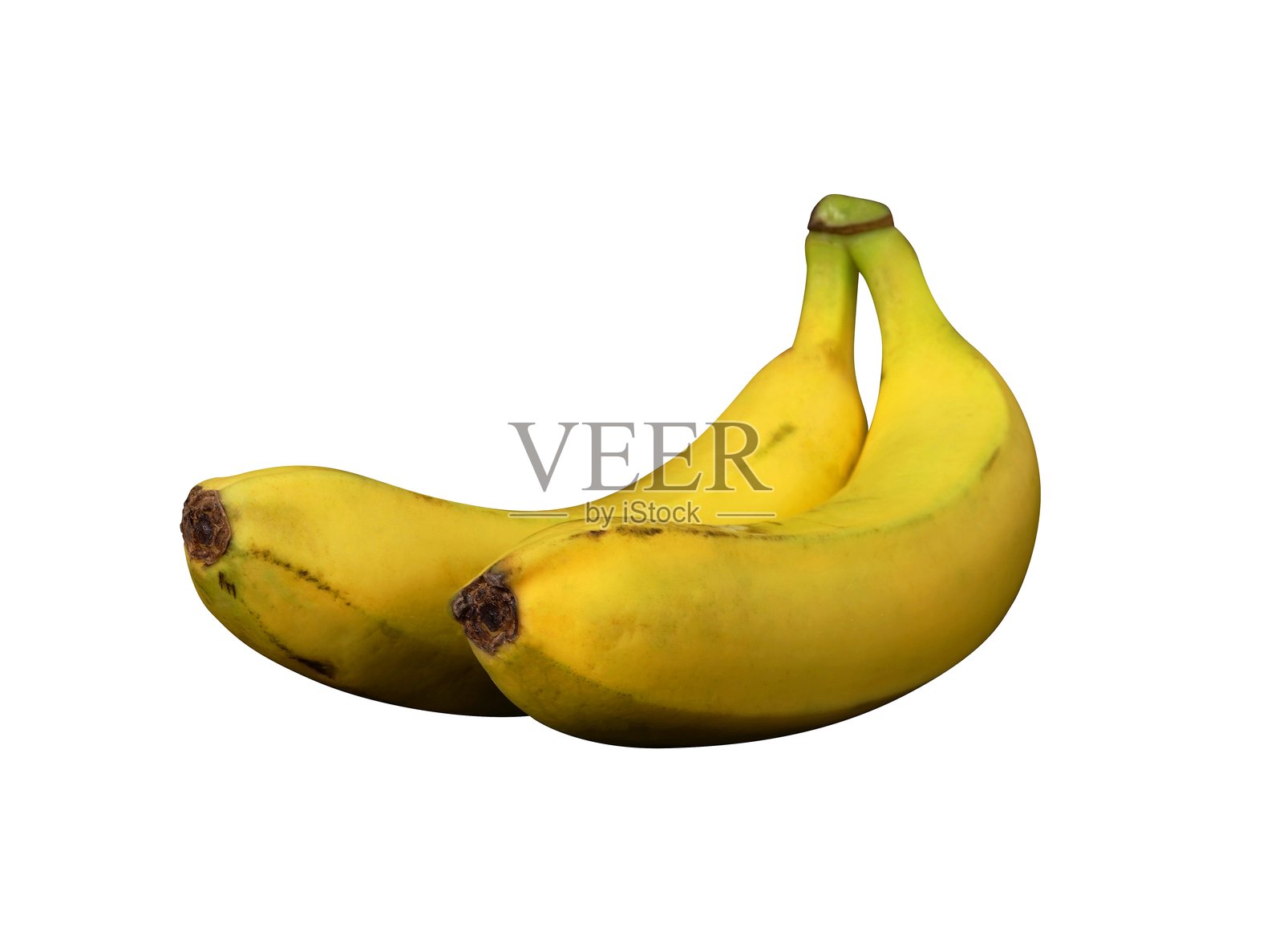 一串孤立的香蕉照片摄影图片
