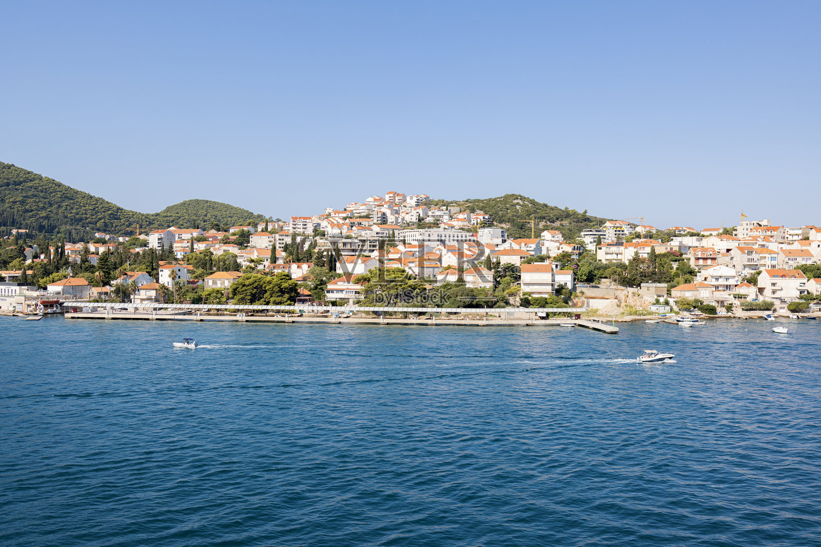 杜布罗夫尼克郊区的海岸景观照片摄影图片