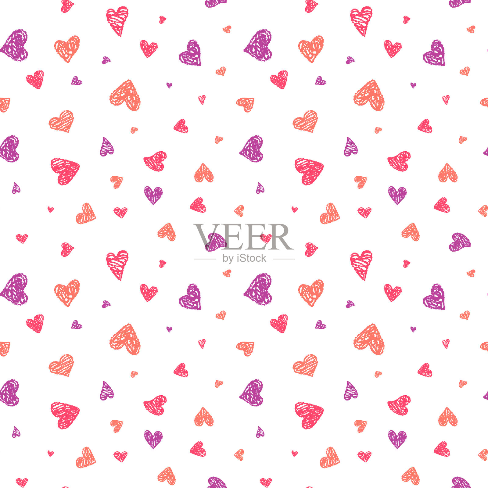 可爱搞笑的涂鸦爱情背景插画图片素材