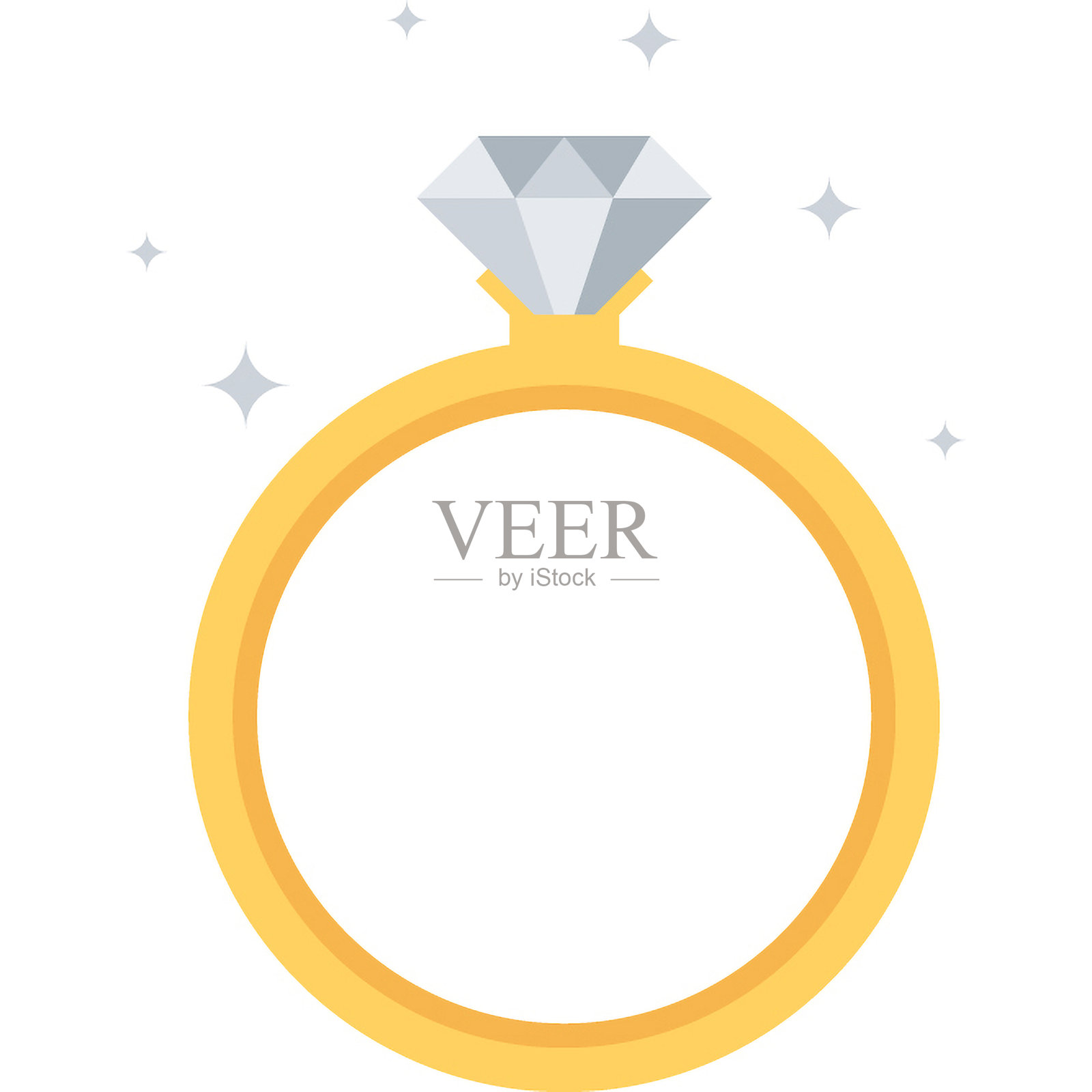 珠宝平面矢量网页图标插画图片素材