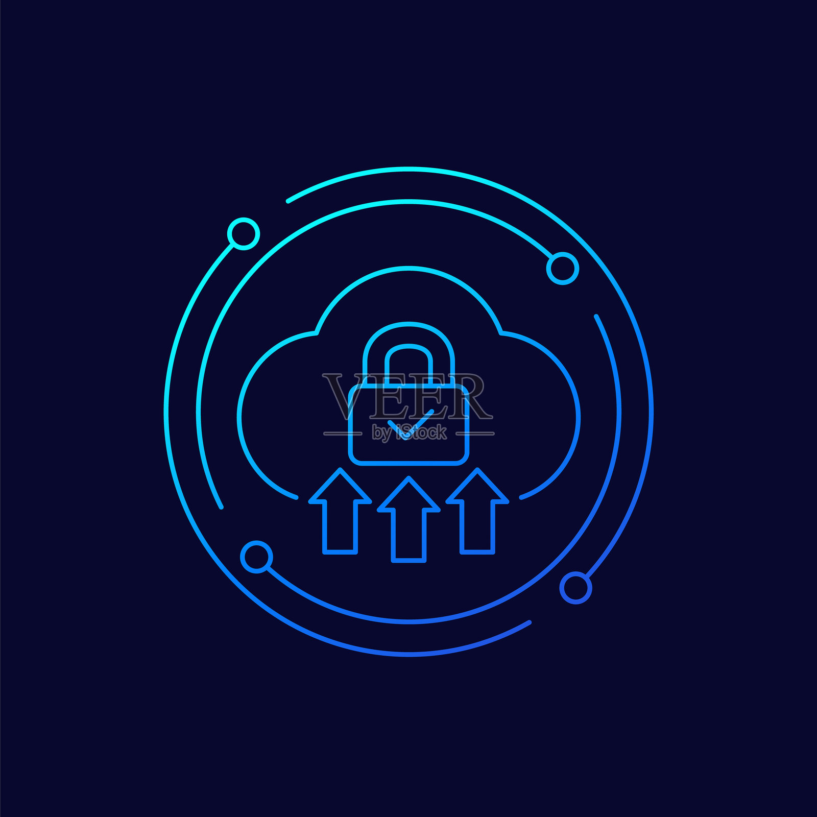 健身、健康、健身房时尚图标在圆形中插画图片素材