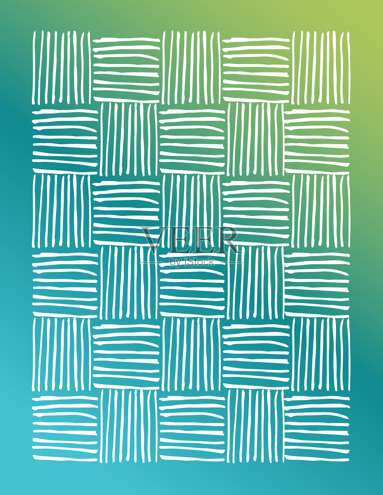 明亮渐变背景上的抽象线条艺术背景插画图片素材