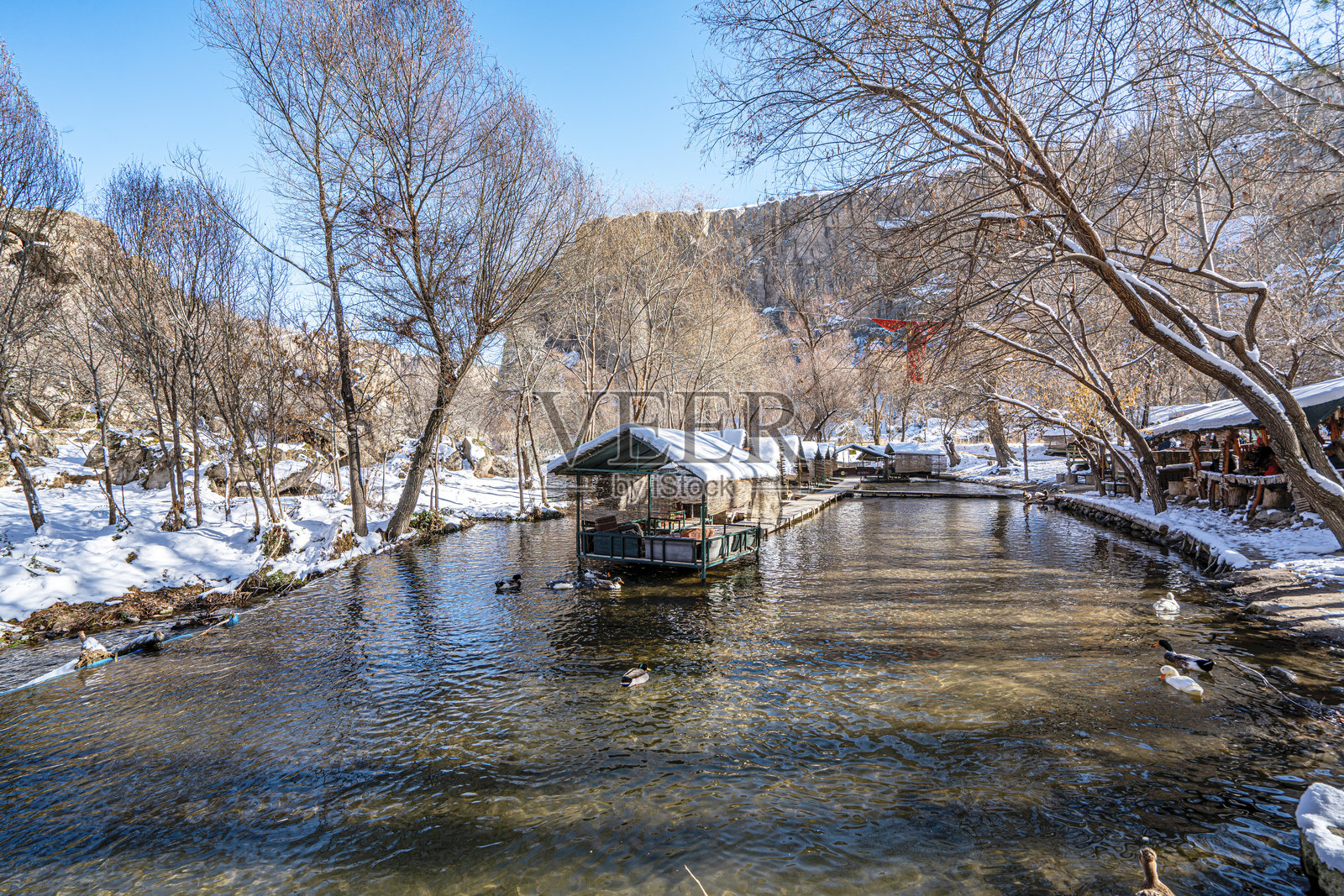 土耳其阿克萨赖的伊赫拉拉谷风景如画的景色照片摄影图片