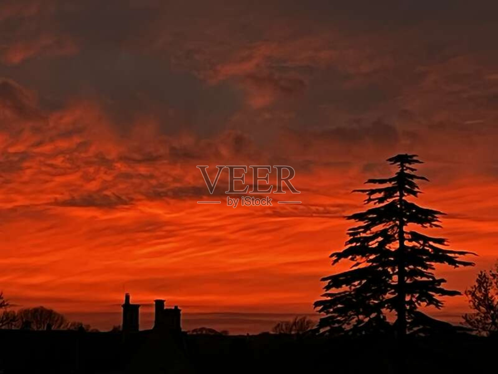 戏剧性的日落照片摄影图片