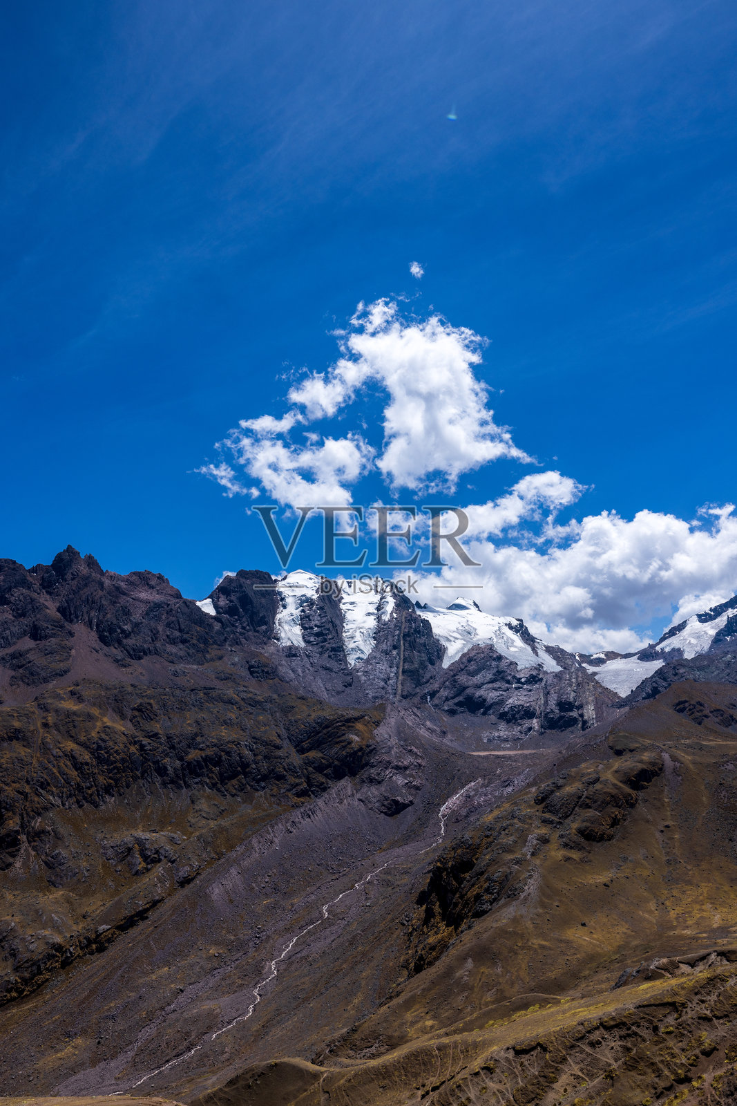 秘鲁的印加雪山冰川照片摄影图片