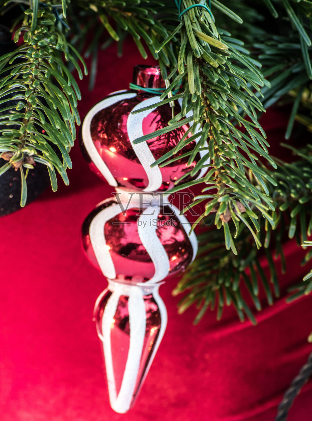 圣诞树装饰照片摄影图片