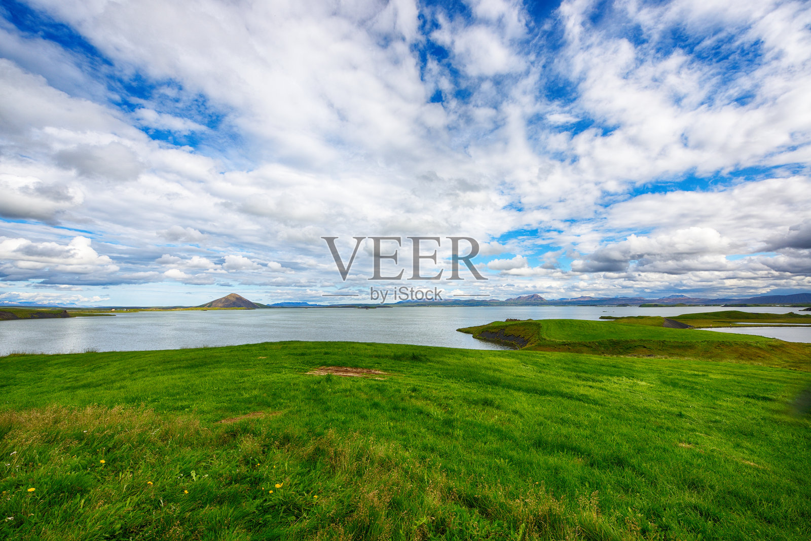 冰岛的辛格维利尔国家公园。照片摄影图片