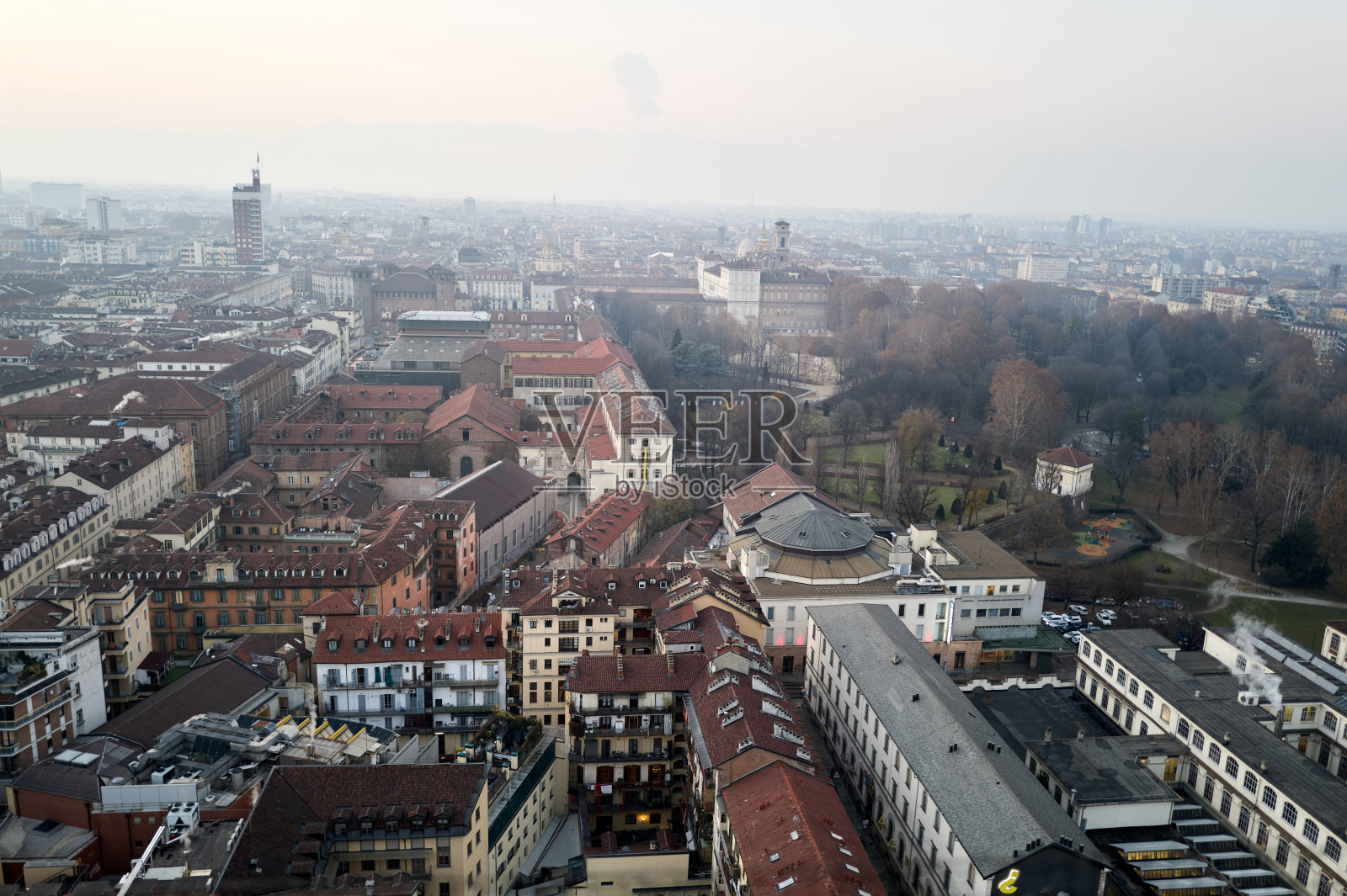 意大利都灵的景观照片摄影图片