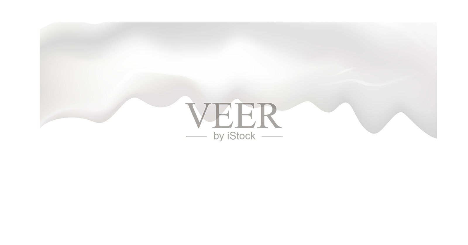 白色泡沫奶油质地插画图片素材