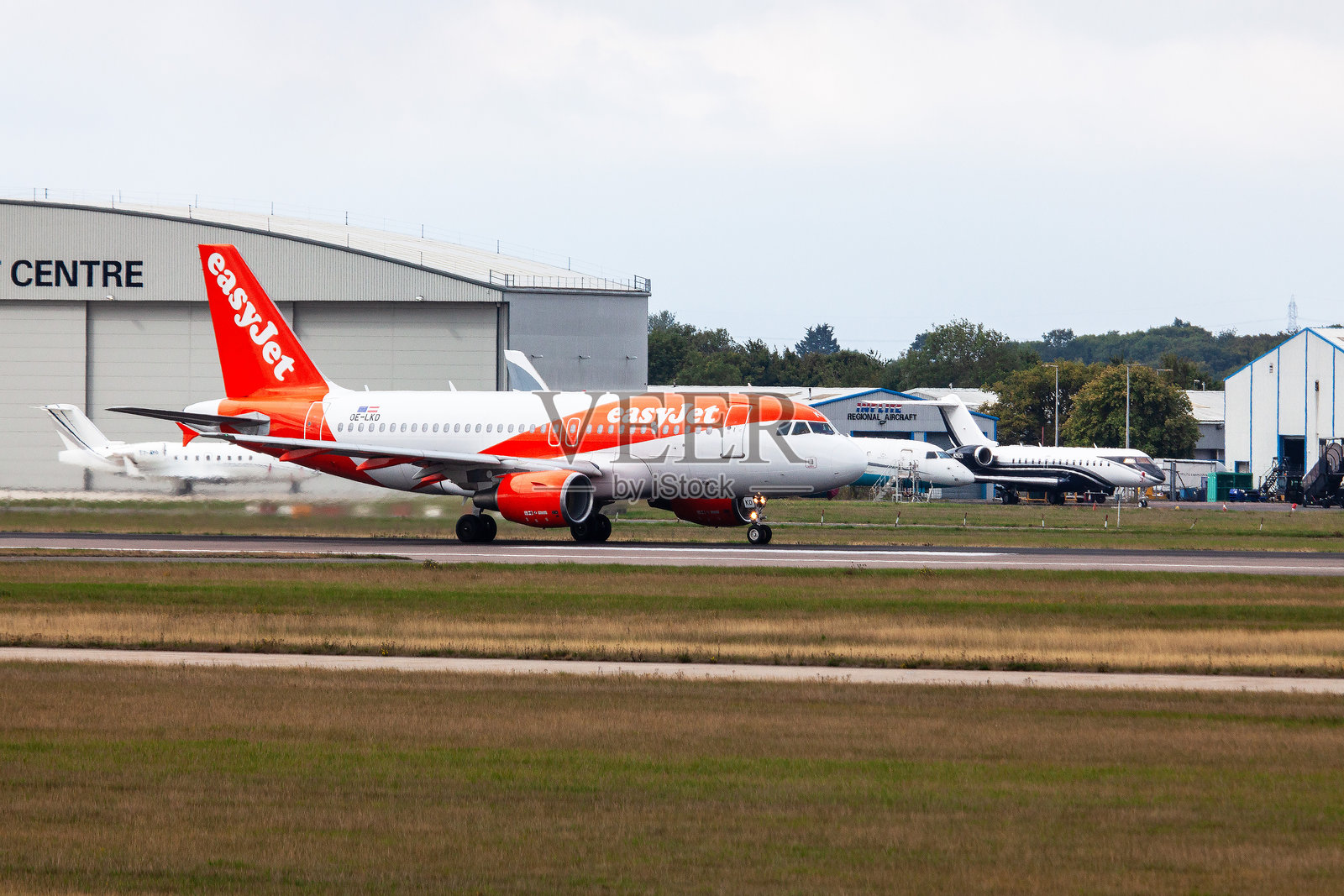 OE-LKD 易捷航空 空客A319-111 伦敦斯坦斯特德 英国 2022年10月9日照片摄影图片