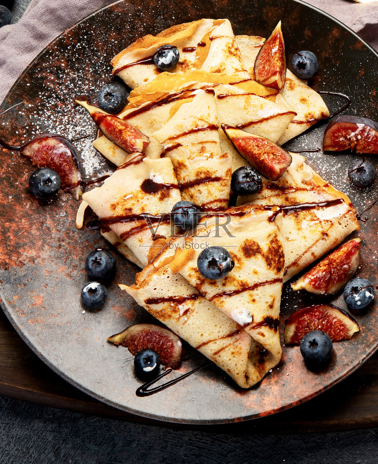 甜薄饼照片摄影图片