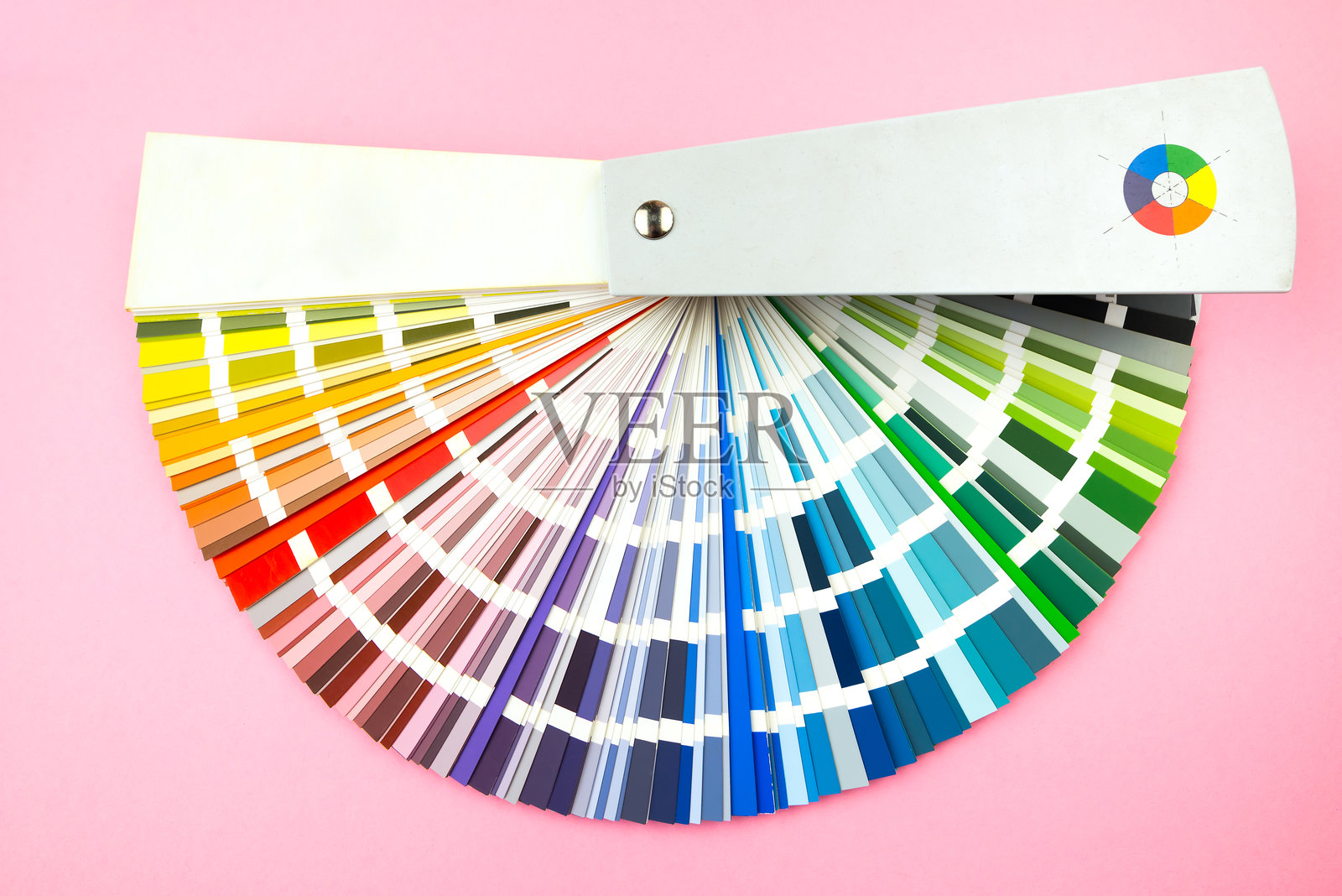 颜色样本目录。色彩调色板指南。照片摄影图片