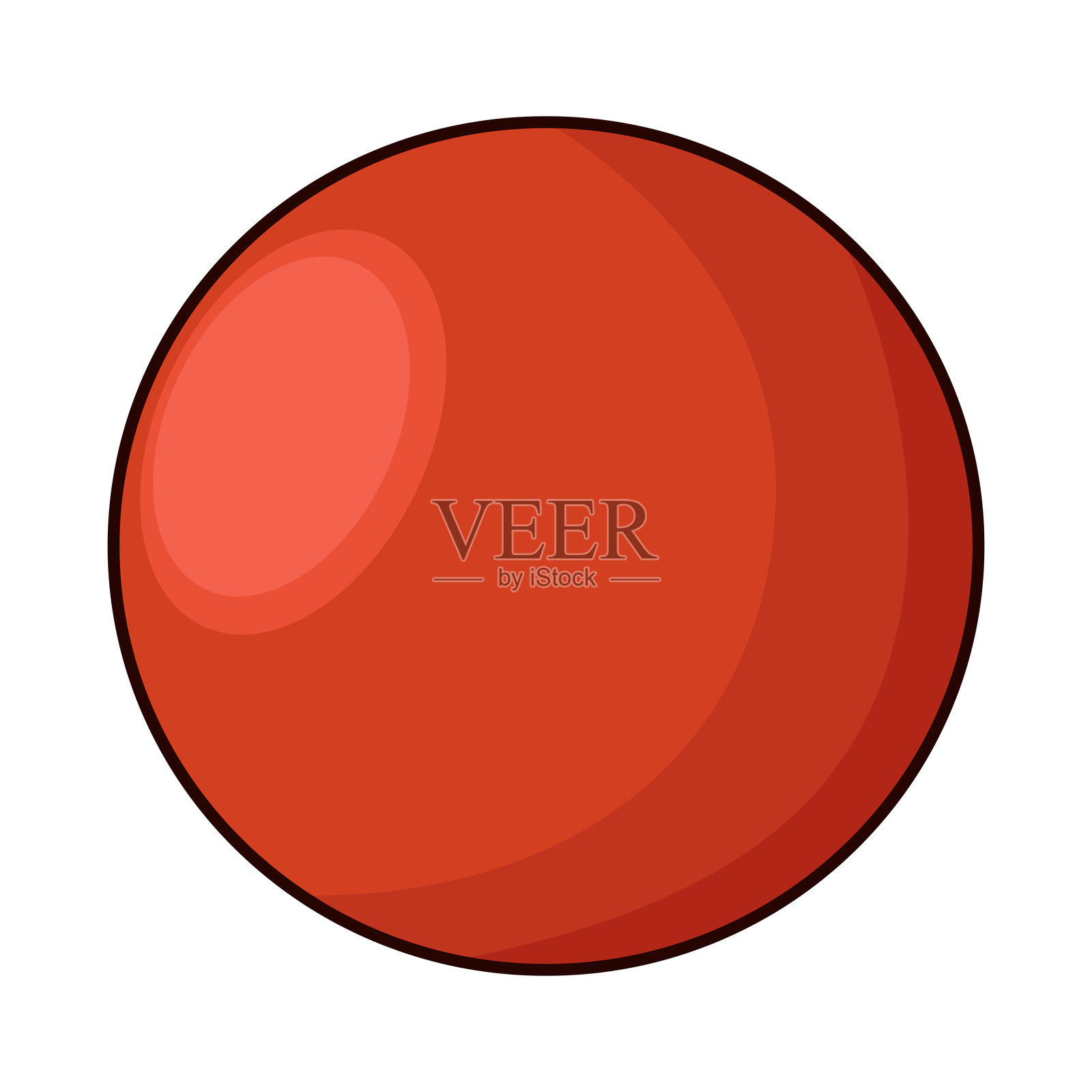 弹跳球插画图片素材