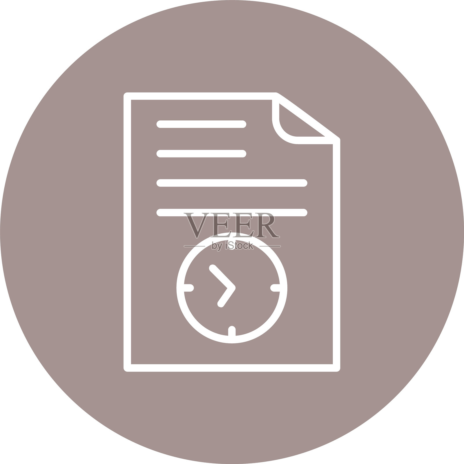 等待线多圈颜色插画图片素材