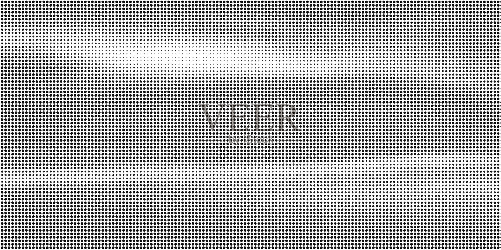 黑白抽象背景，带有半色调点阵图案插画图片素材