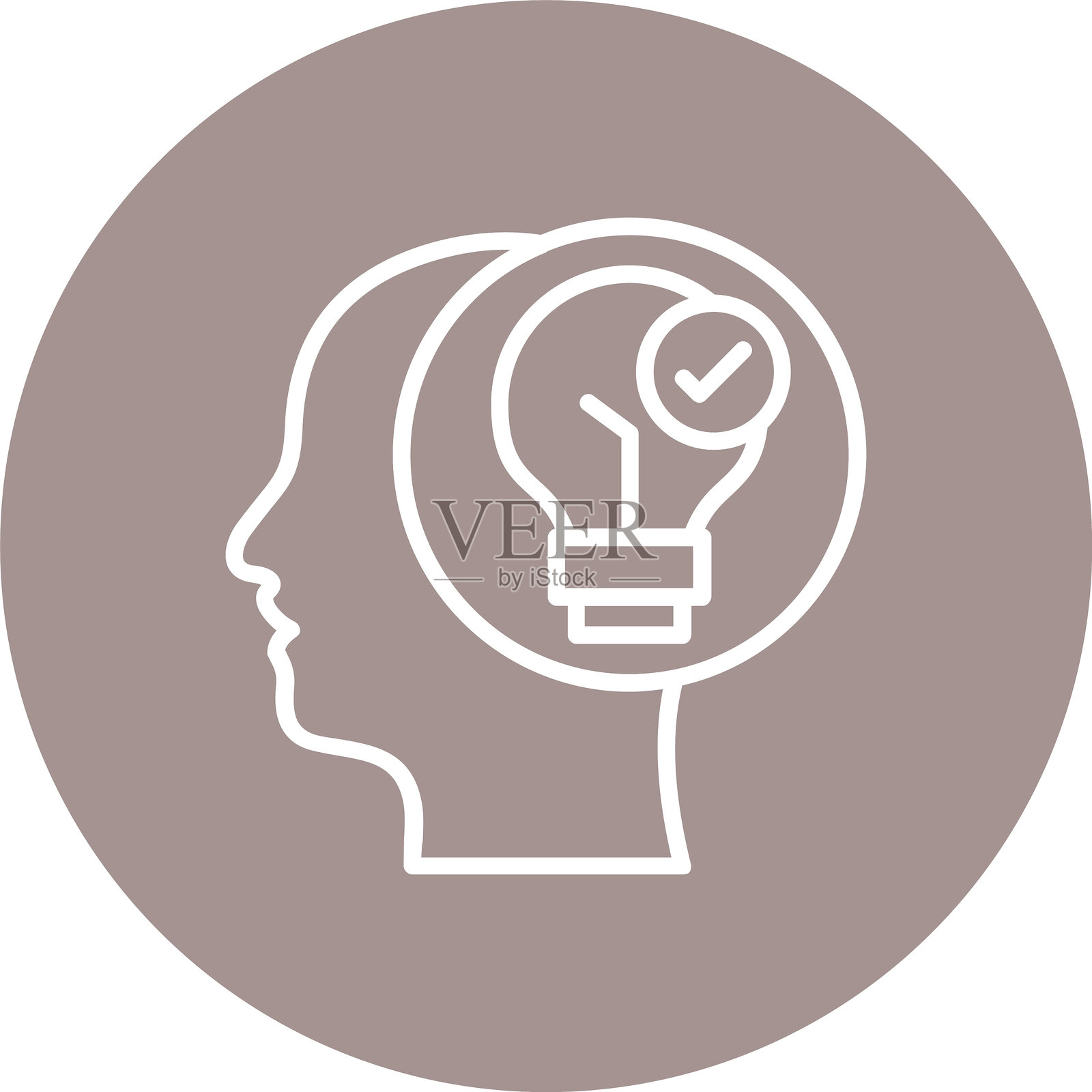 创意思维 线条 多圈 彩色插画图片素材