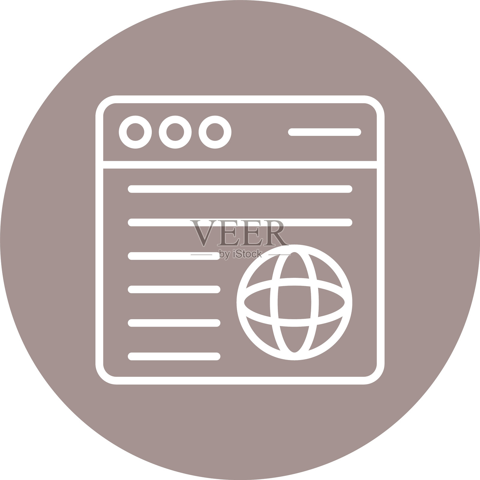 网站线条多圈颜色插画图片素材