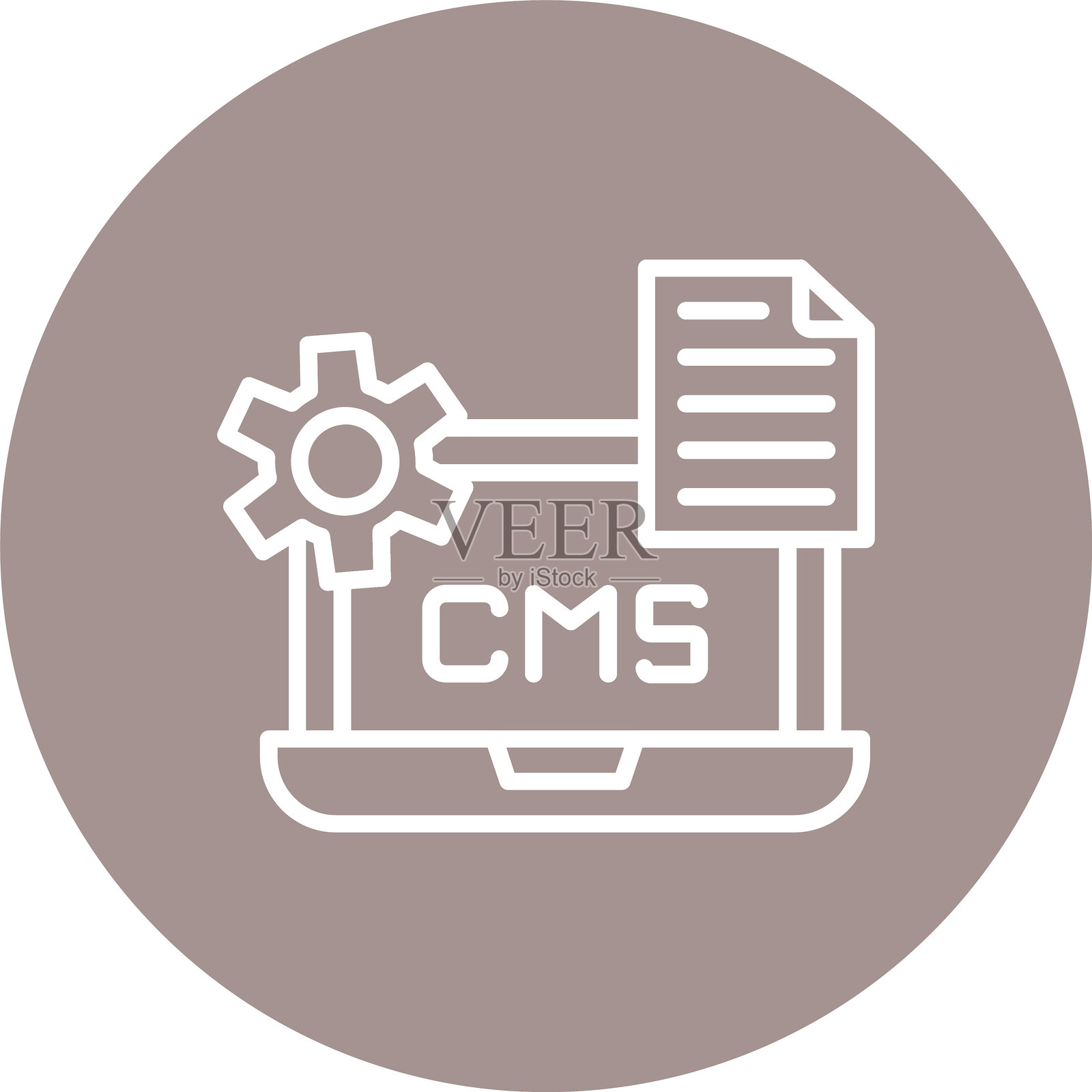 Cms线多圆圈颜色插画图片素材