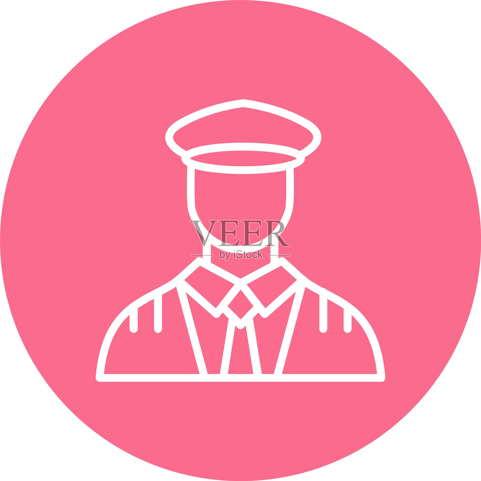 驾驶员线多圈颜色插画图片素材