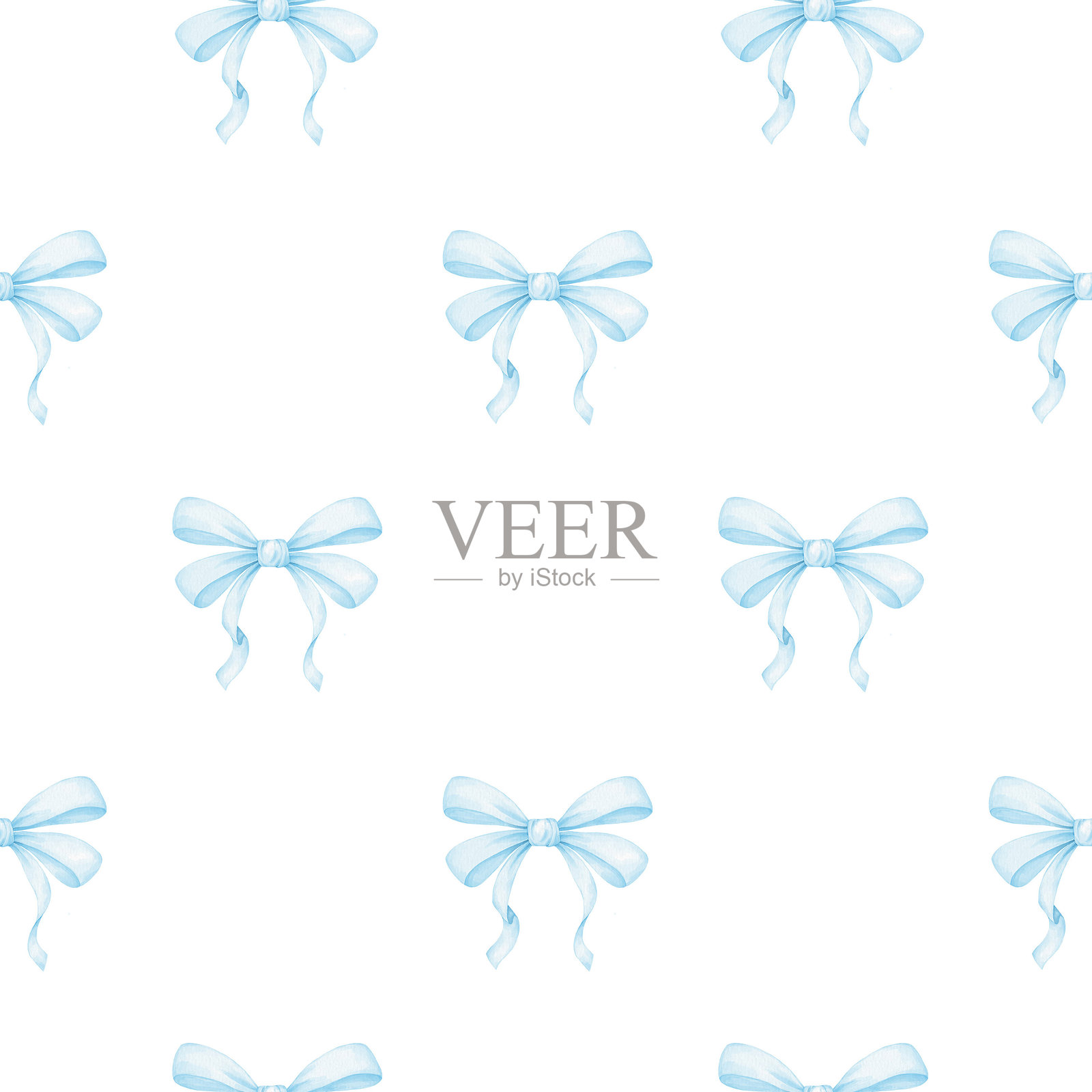 粉色蝴蝶结图案29插画图片素材