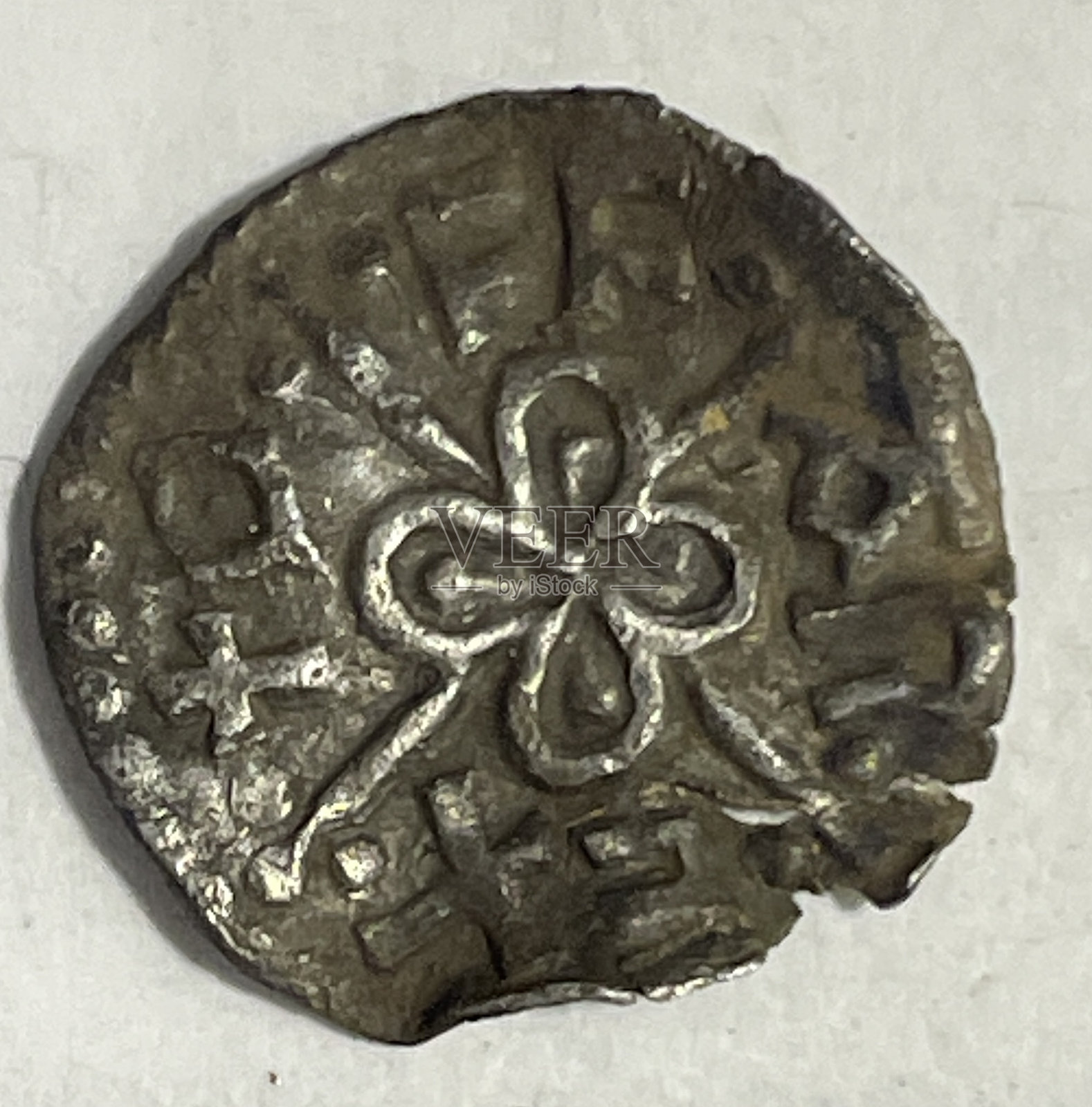 撒克逊硬币 - 奥法国王照片摄影图片