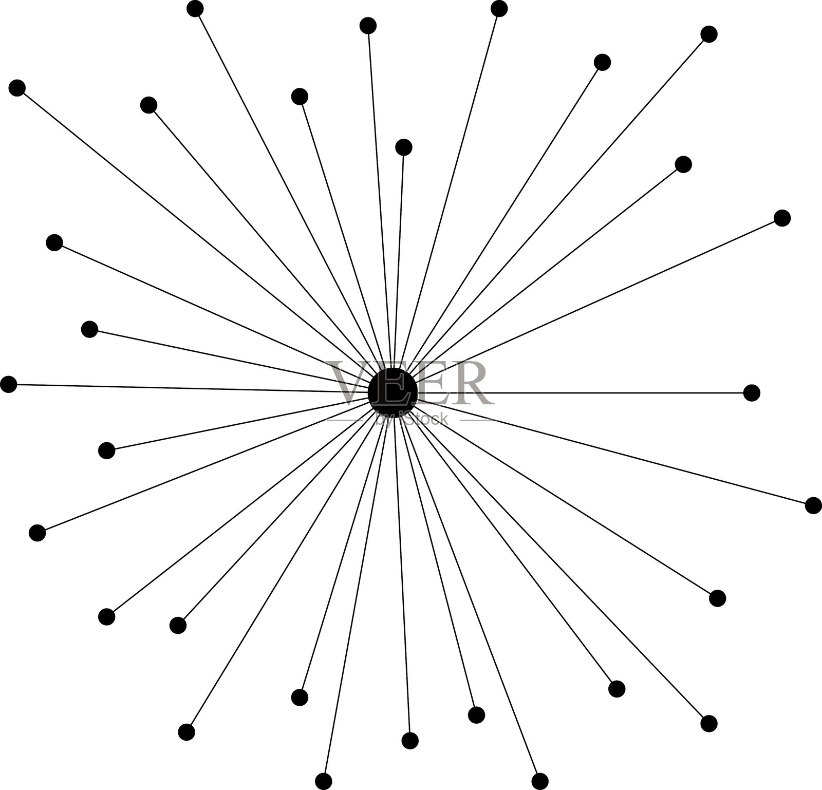 抽象的3D分子模型插图，孤立在白色背景上。科学或医学图案。简单的化学概念。抽象的矢量几何模板。插画图片素材