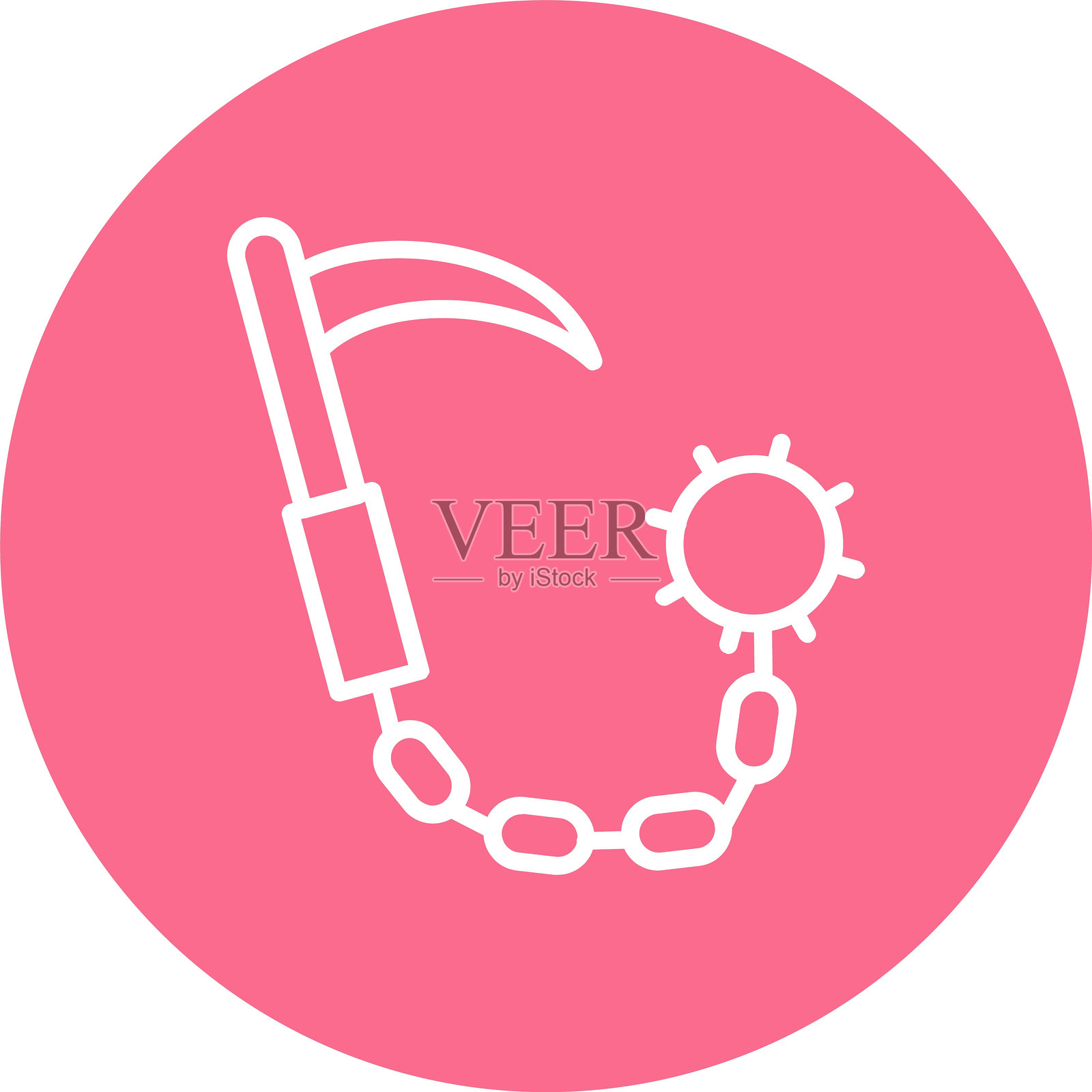 战争线多圈颜色插画图片素材