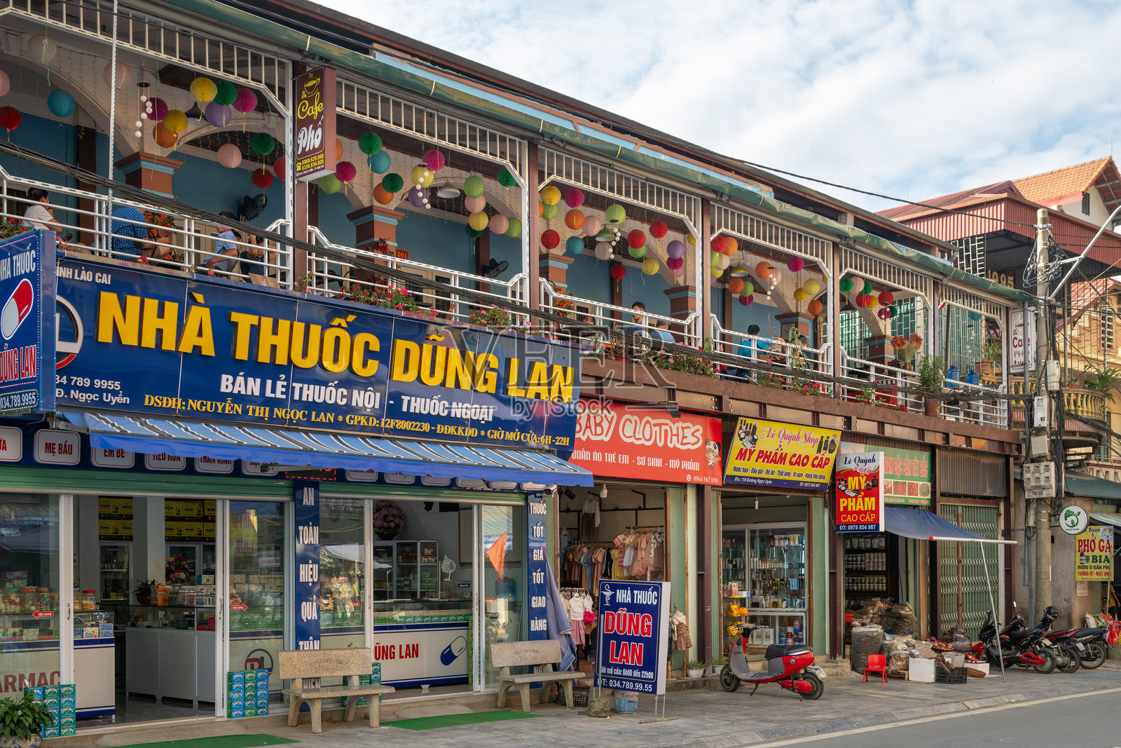 越南北部老街省巴哈的商店照片摄影图片