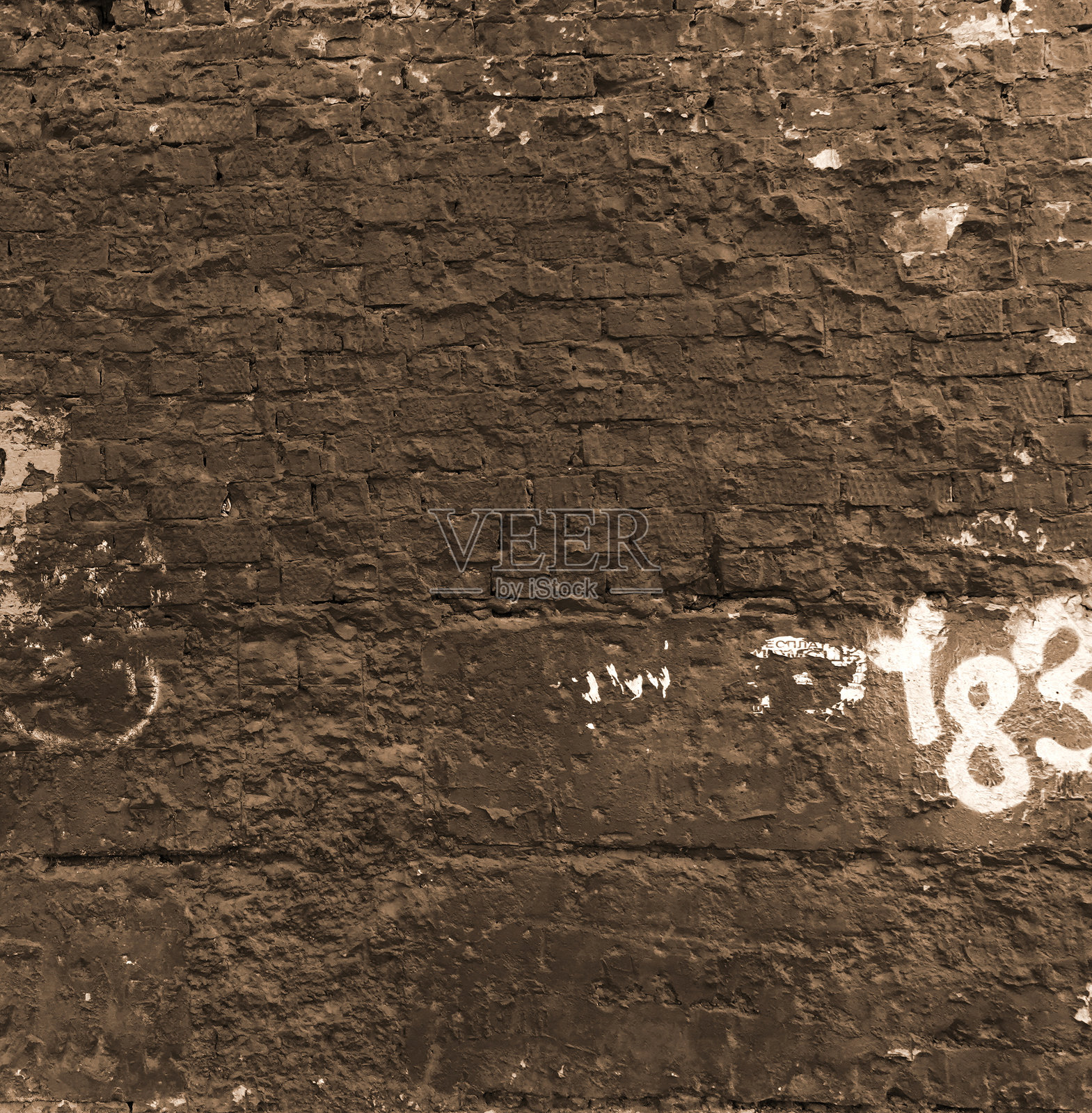 砖砌老墙纹理横向褐色复古乡村背景照片摄影图片