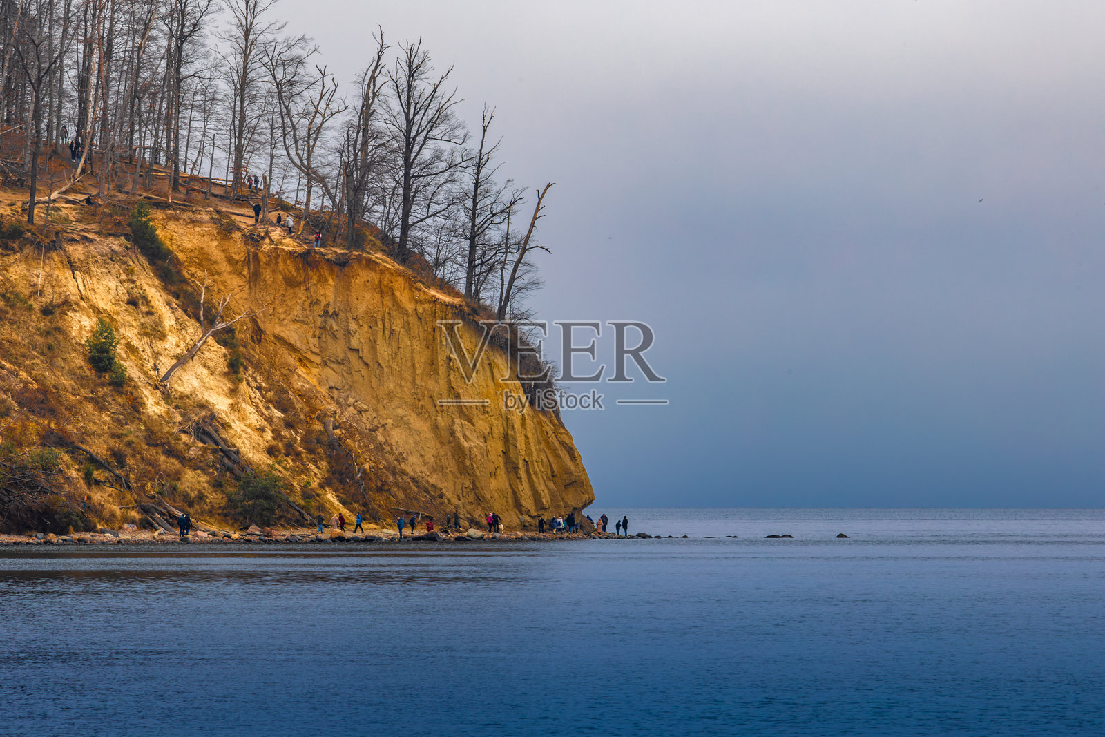 奥尔洛沃悬崖的沙丘观景点，位于格丁尼亚附近的旅游景点照片摄影图片