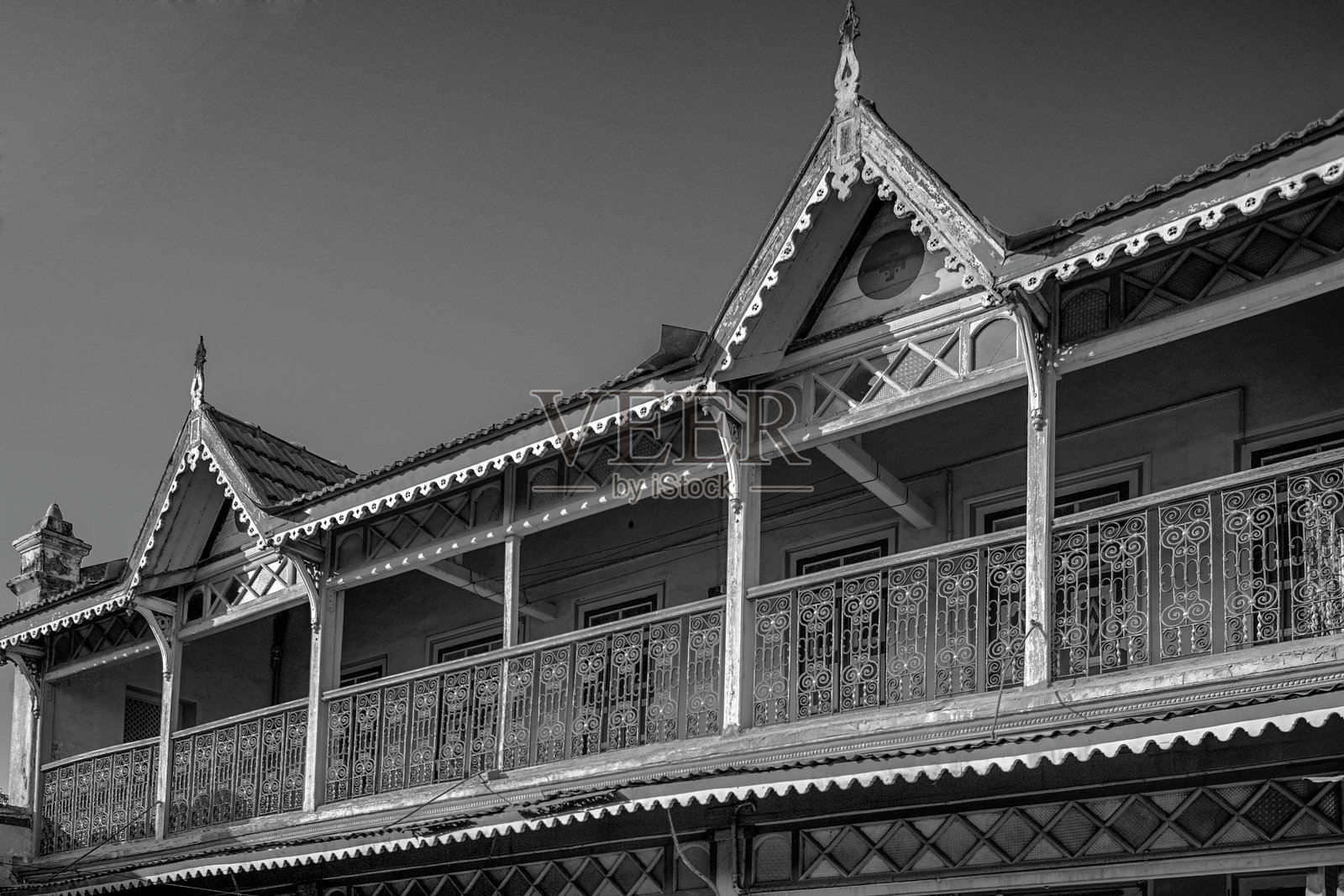 老房子Mota Devaliya的复古黑白照片照片摄影图片