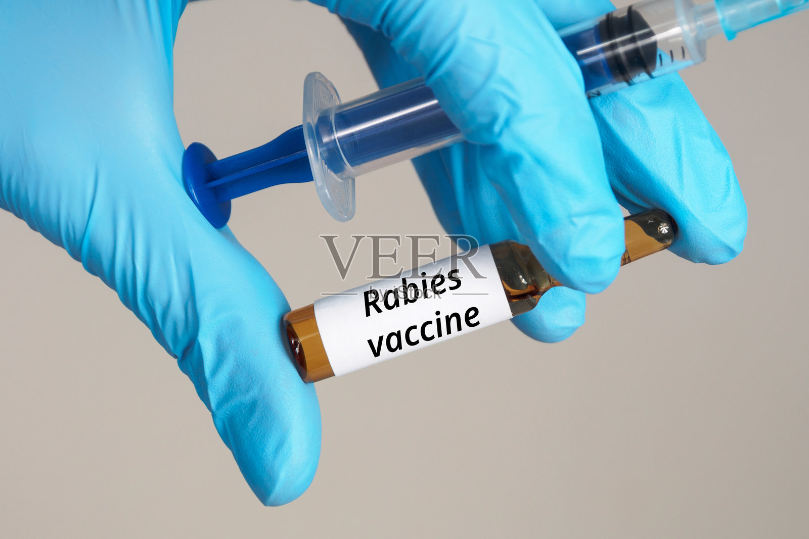 狂犬病疫苗文本含义解释接种照片摄影图片