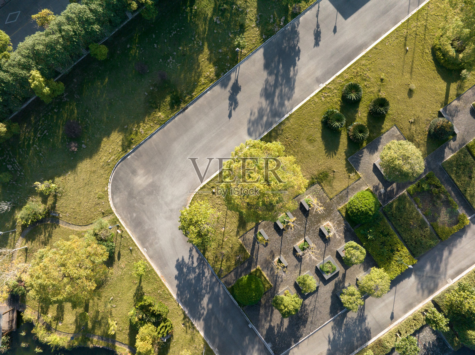 公园的景观照片摄影图片