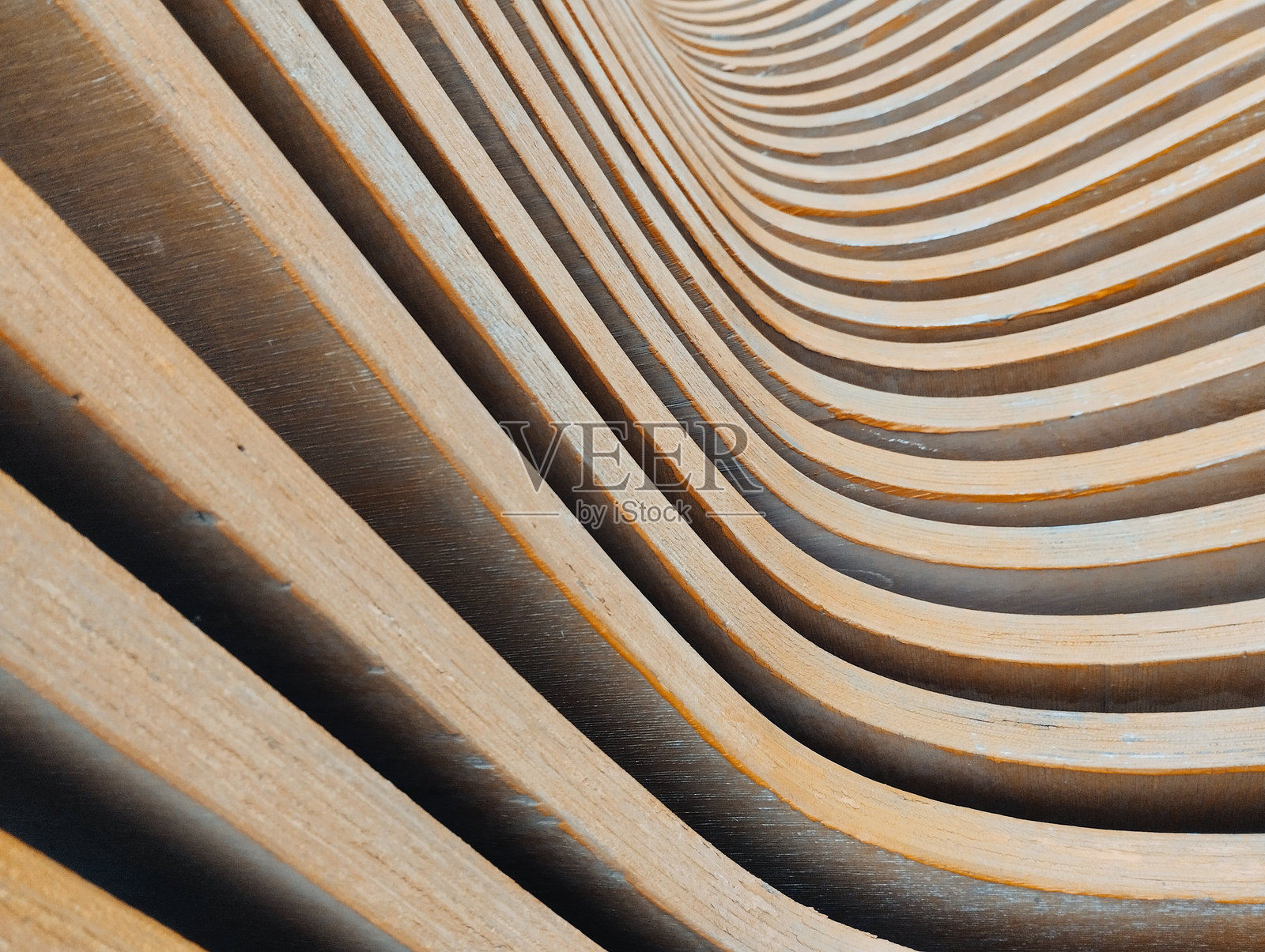 木质曲线照片摄影图片