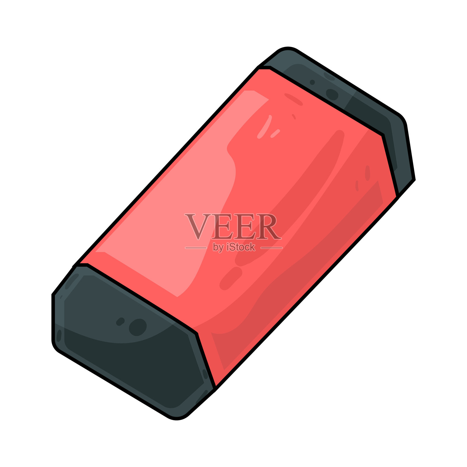 橡皮擦插画图片素材