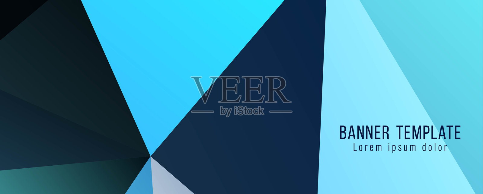 抽象时尚横幅模板设计插画图片素材