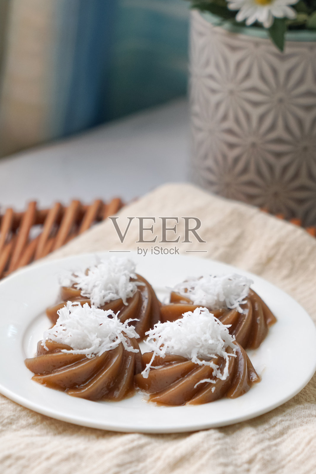 马来西亚传统糕点 Kuih Kasui照片摄影图片