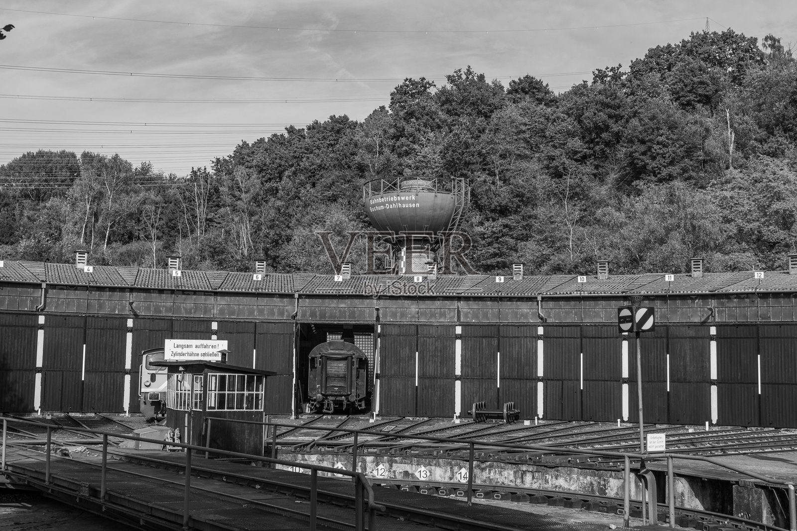 德国的铁路照片摄影图片