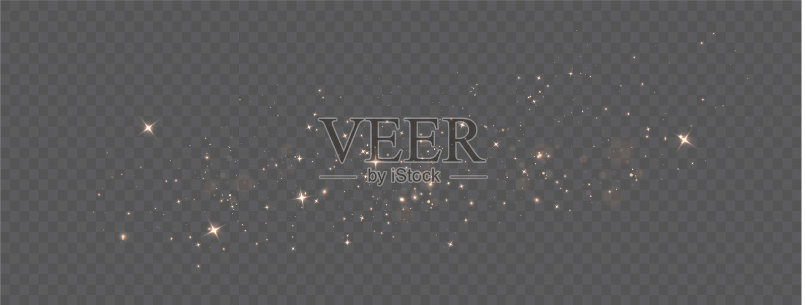 圣诞节闪烁的光斑和亮片纹理叠加，适合您的设计。节日闪耀的金色粉尘PNG。用于卡片、邀请函和横幅的假日粉尘。照片摄影图片