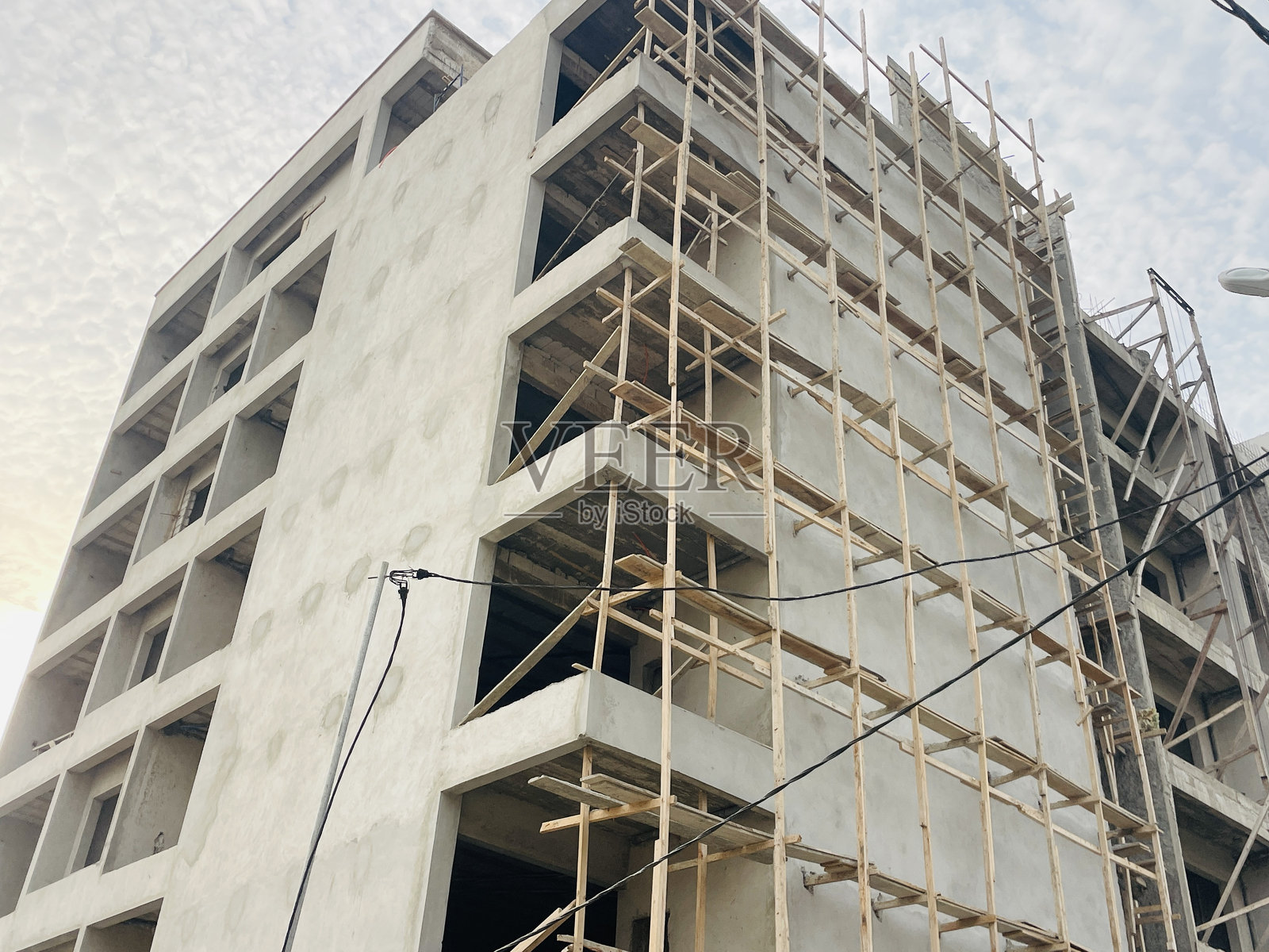 在建的建筑施工行业照片摄影图片