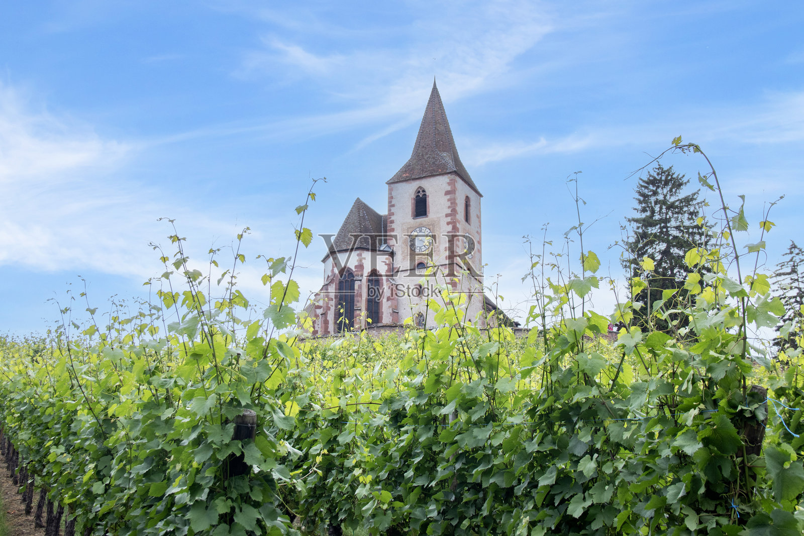 亨纳维尔的圣雅克大教堂照片摄影图片