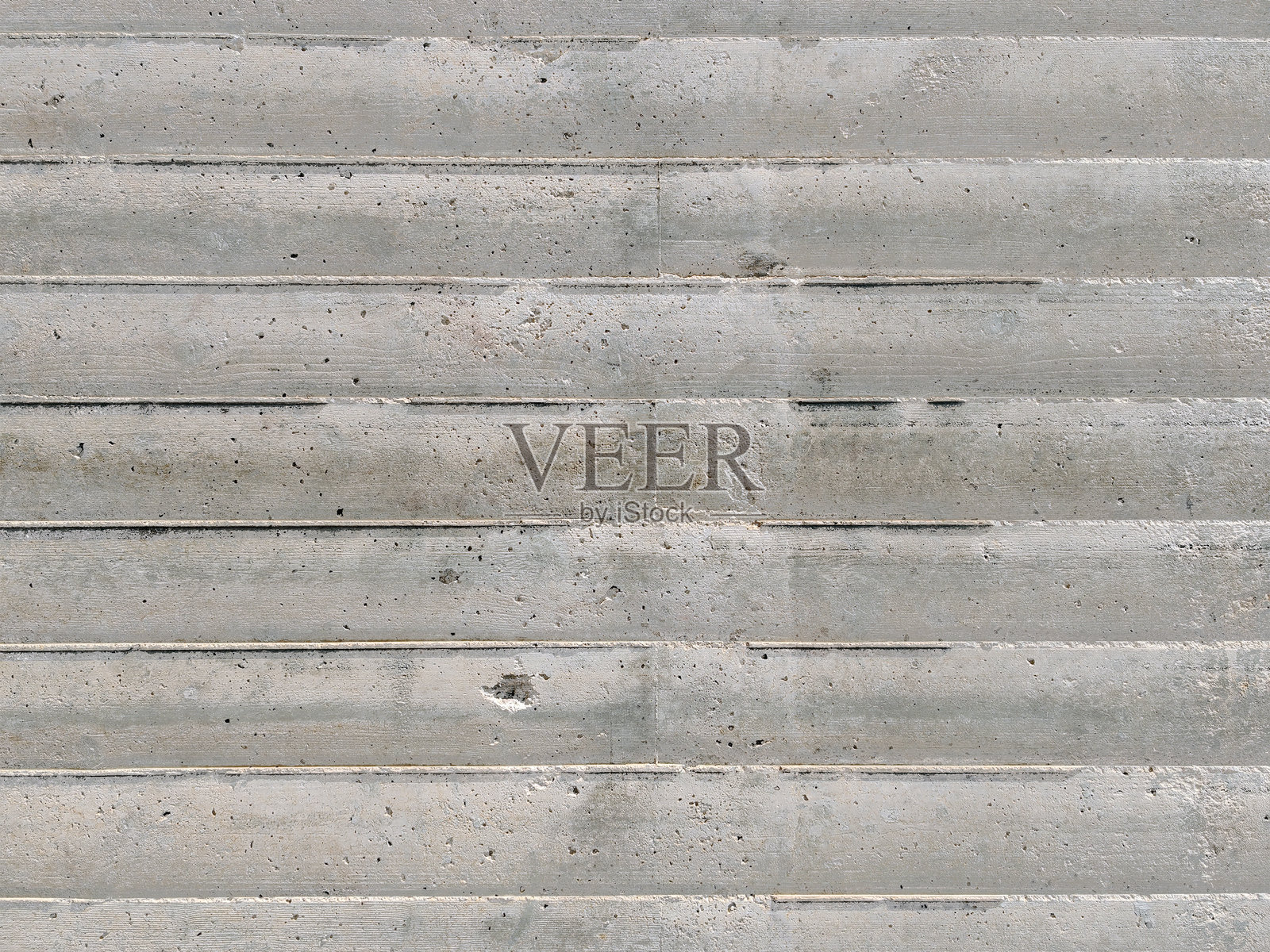 灰色混凝土水泥石墙纹理木模。照片摄影图片