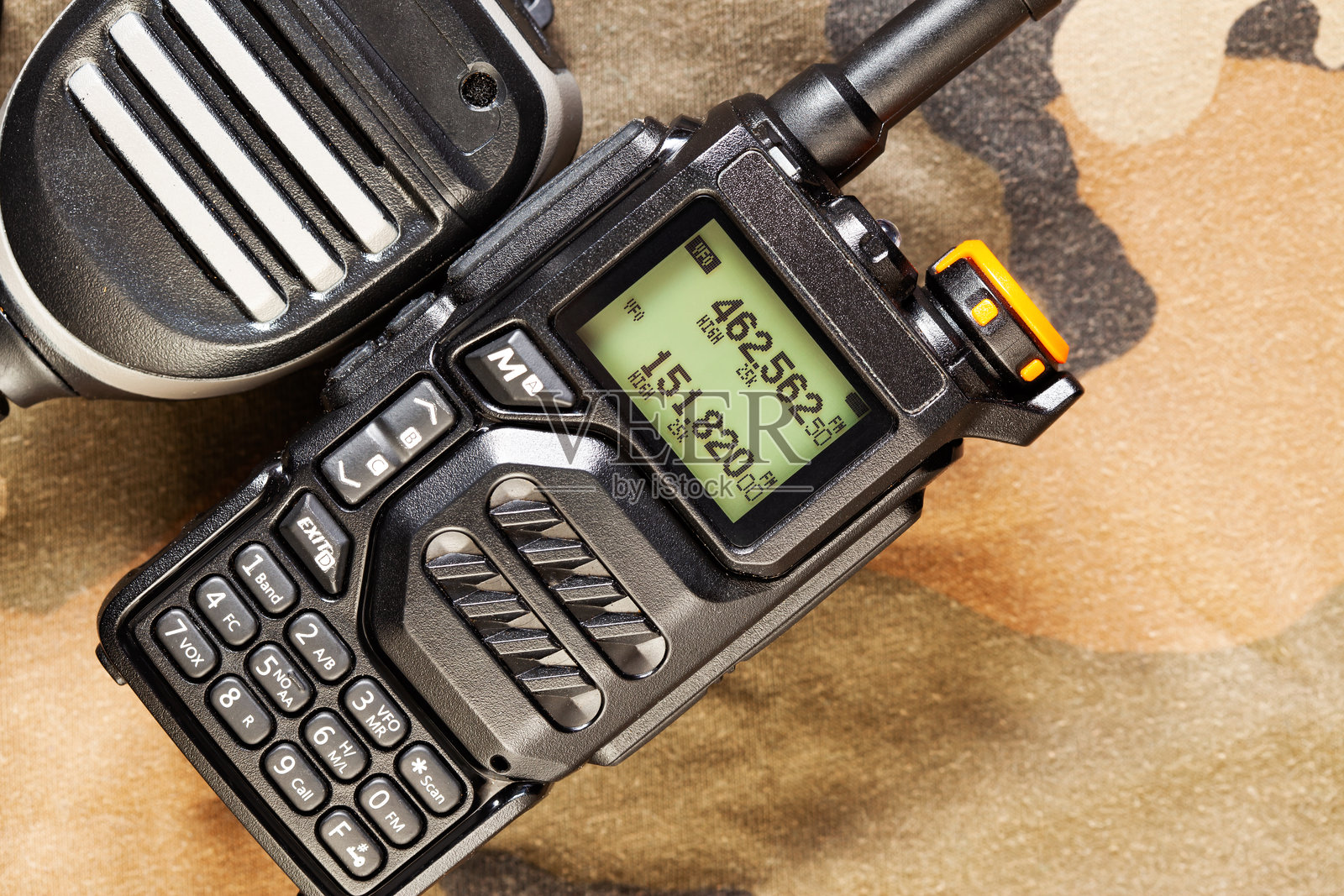 双频VHF UHF对讲机照片摄影图片