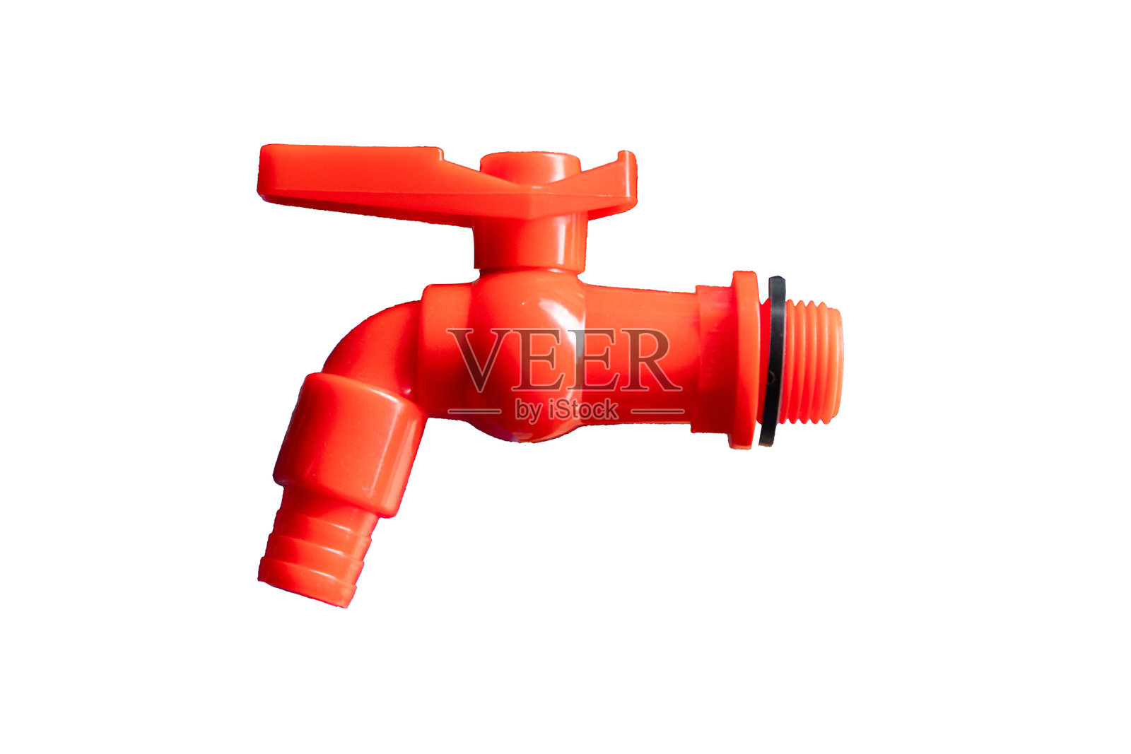 红色水龙头照片摄影图片