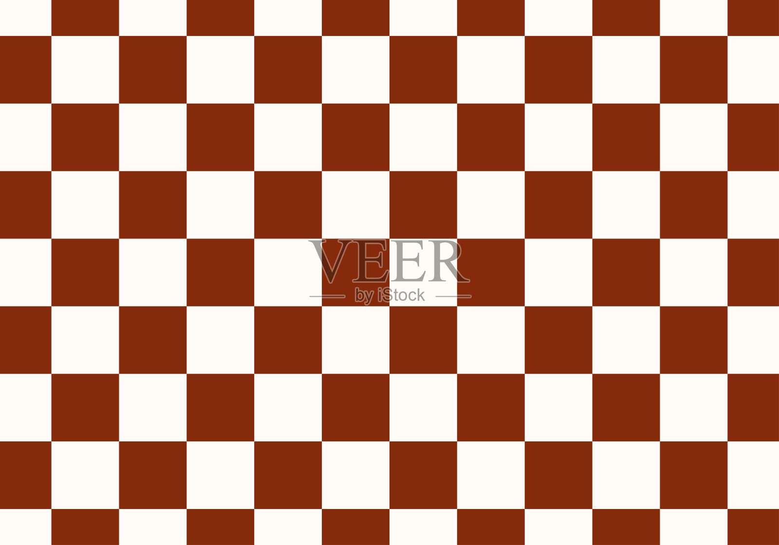 棕白相间的格子背景。矢量插图。插画图片素材