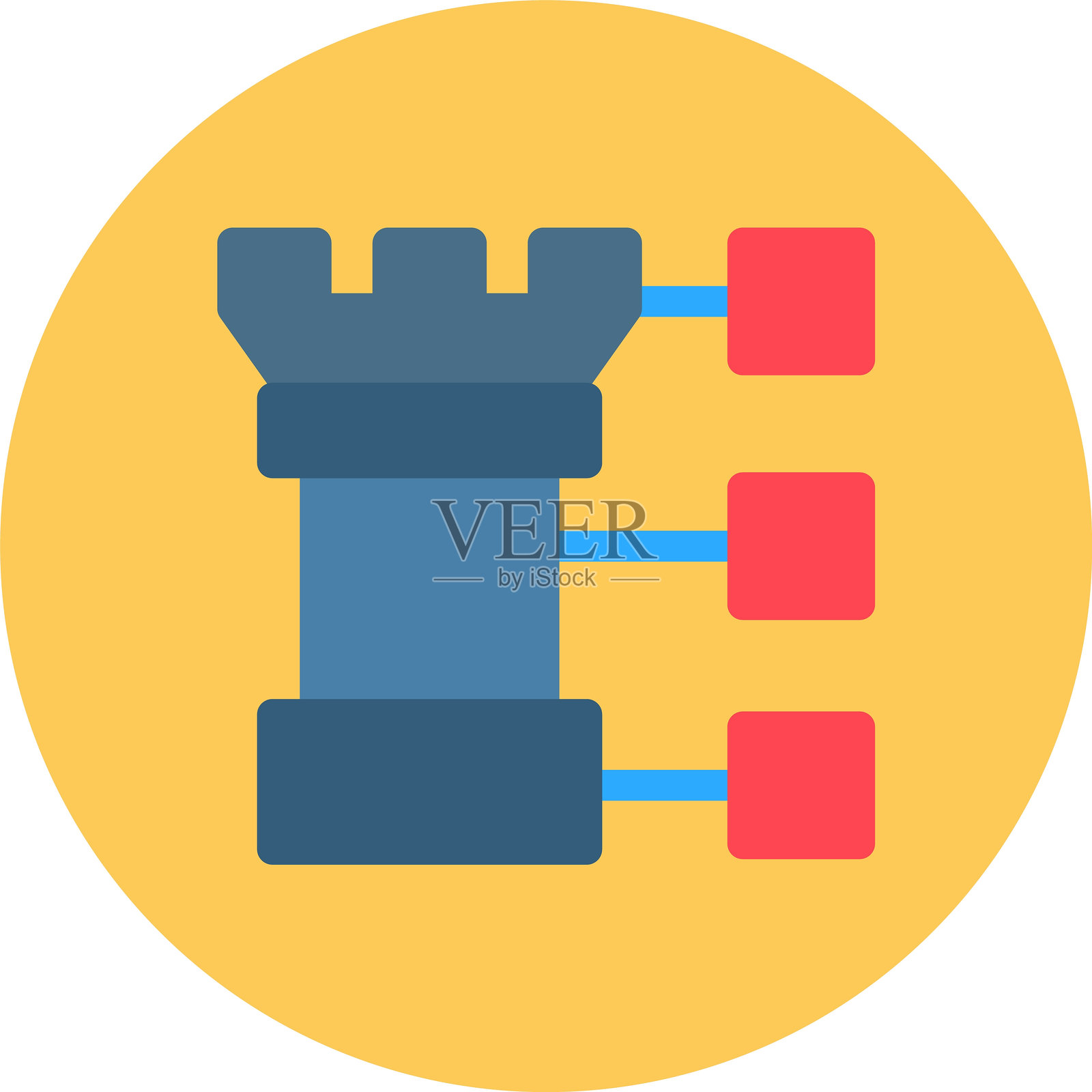 战略图标插画图片素材